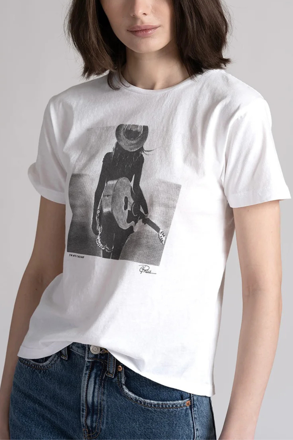 CPRESS STUDIO I'm With The Band Mushie Tee