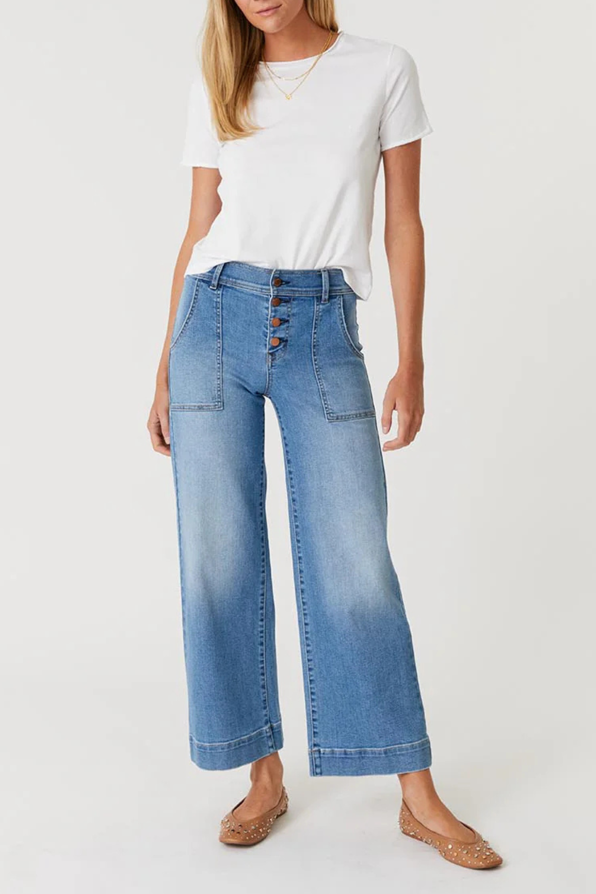Level99 Camille Wide Leg Jeans