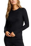 Butter Long Sleeve Crew Neck Top