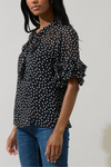 Sugar Lips Lida Tie Neck Top