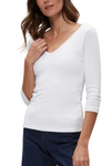 Michael Stars Angelina Shine V-Neck Tee