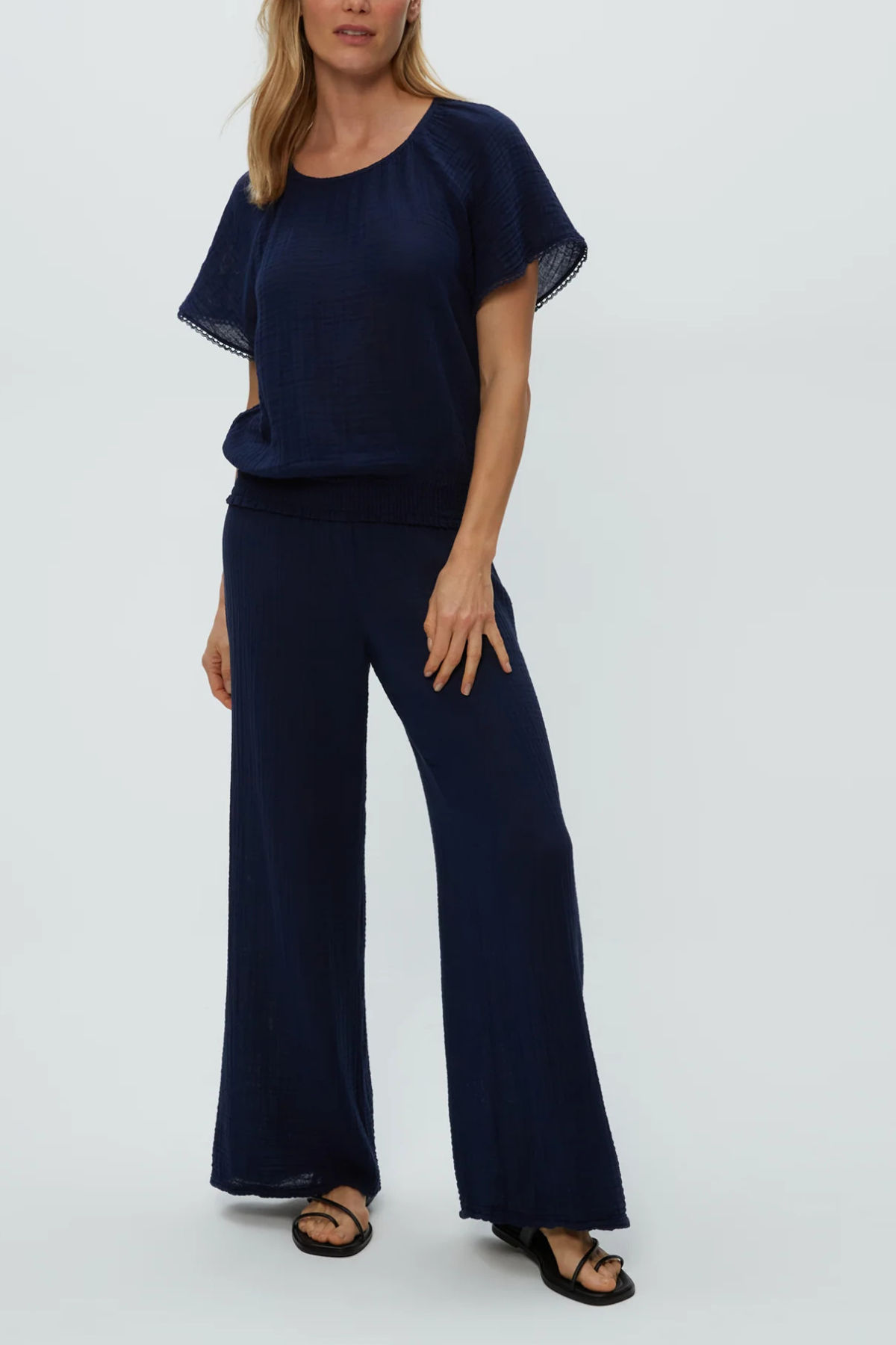 Michael Stars Freema Smocked Top