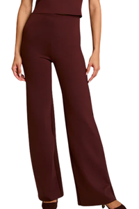 Neoprene Wide Leg Pant