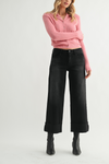 JBD Scissor Cuffed Slim Wide Leg