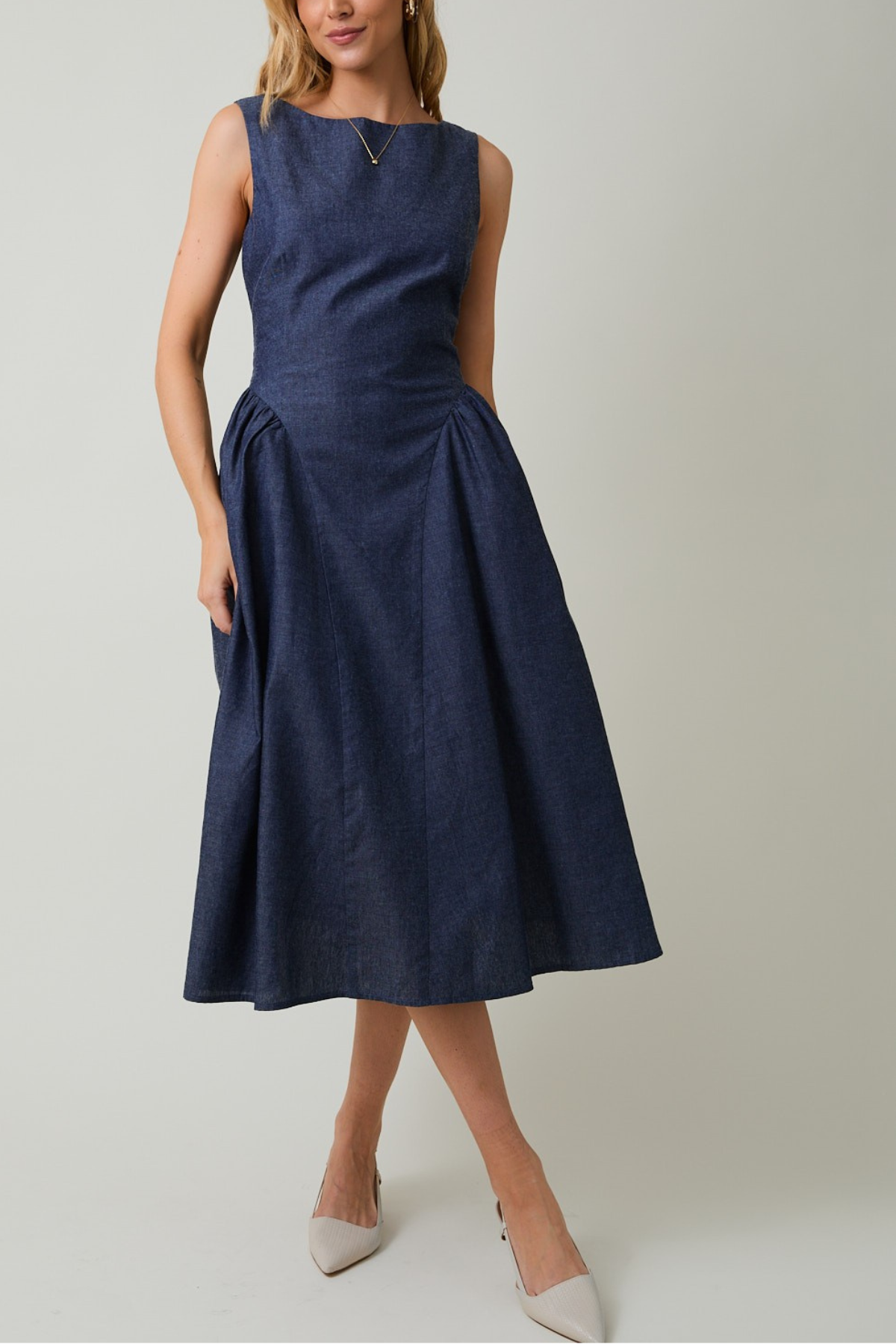 Fit & Flare Midi Dress
