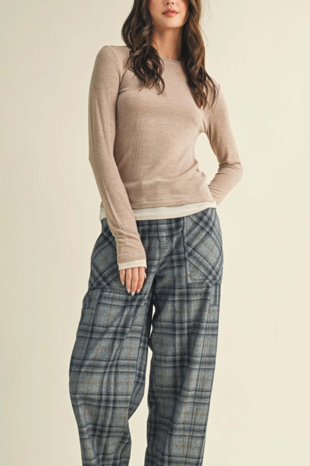 Layering Crew Neck Top