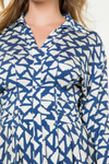 THML Long Sleeve Print Dress