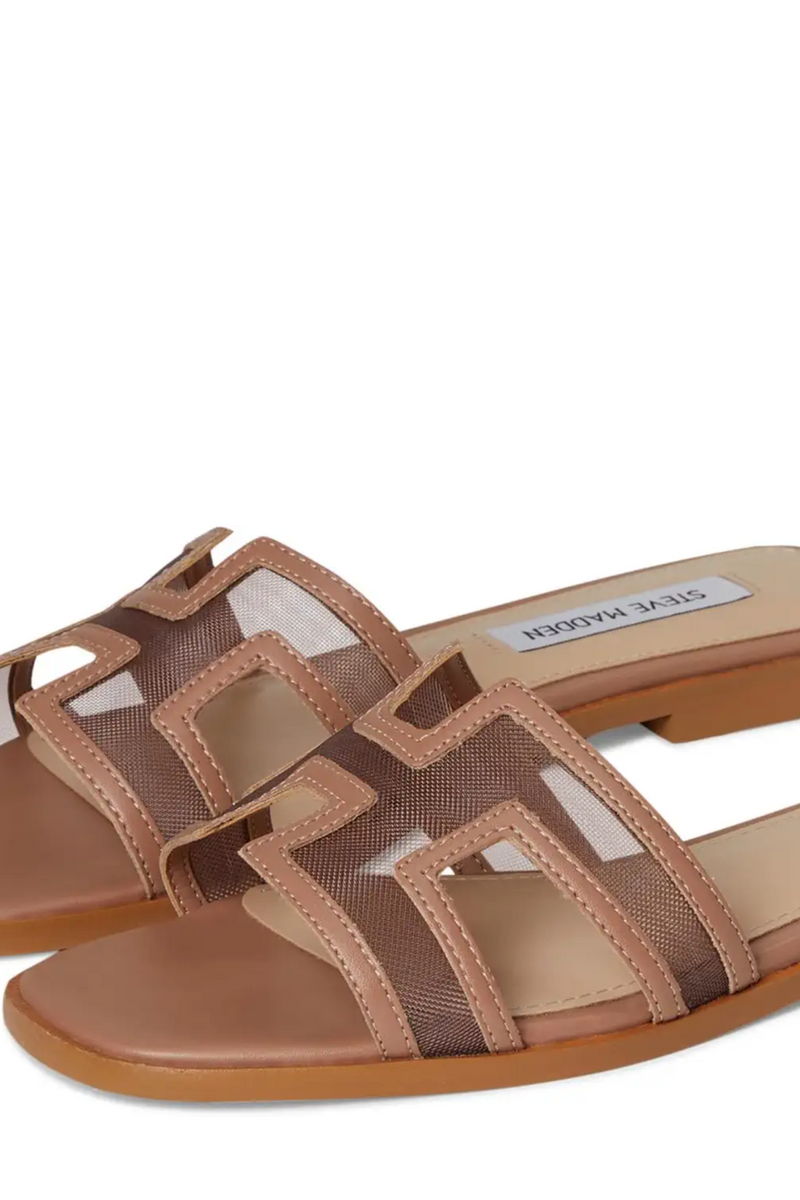 Steve Madden Hadyn Mesh Flat Slide Sandals