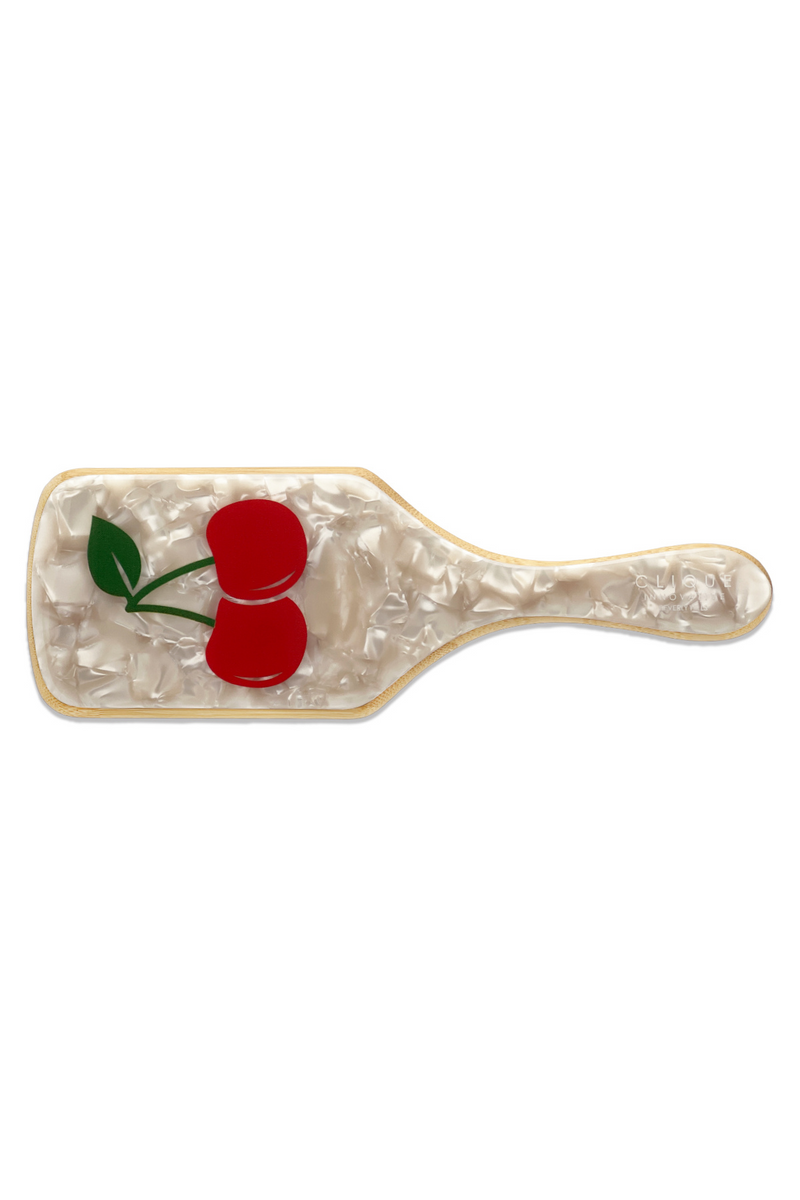 Cherry Hairbrush