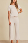 Barefoot Dreams Pointelle Short Sleeve Top