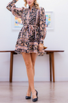 Ruffle Flare Mini Dress