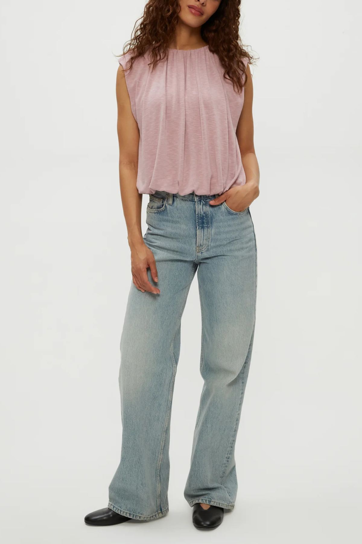 Michael Stars Cindy Bubble Top