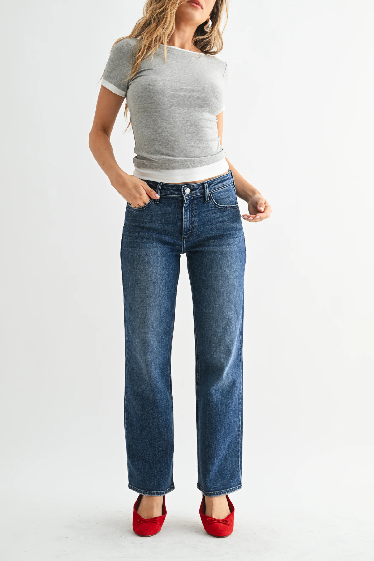 JBD Stretchy Straight Jean