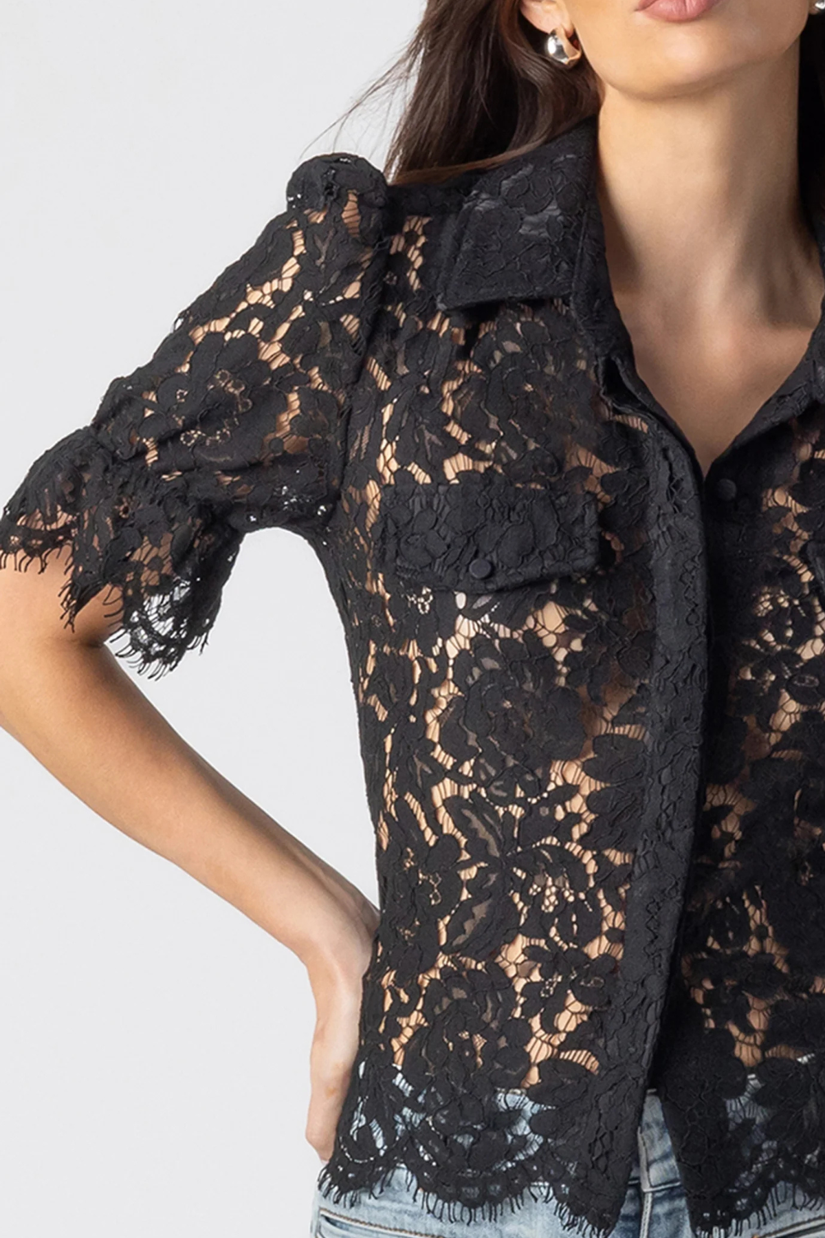 Generation Love Mina Lace Shirt