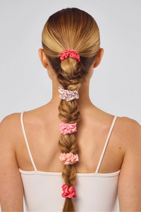 Ruched Satin Scrunchies