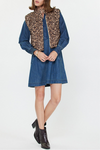 Cropped Quilting Vest