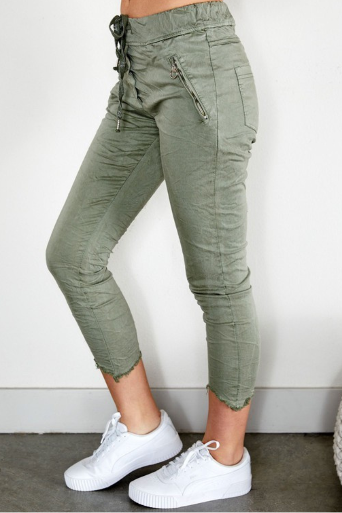 Venti6 Fringe Crinkle Jogger