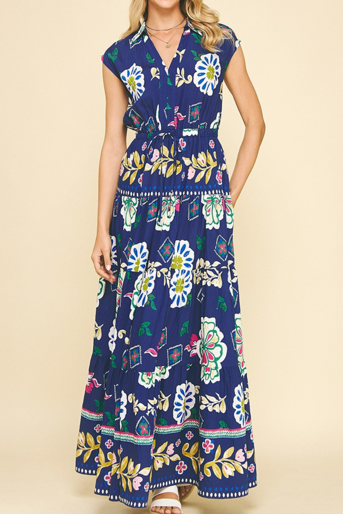 Floral Tiered Maxi Dress