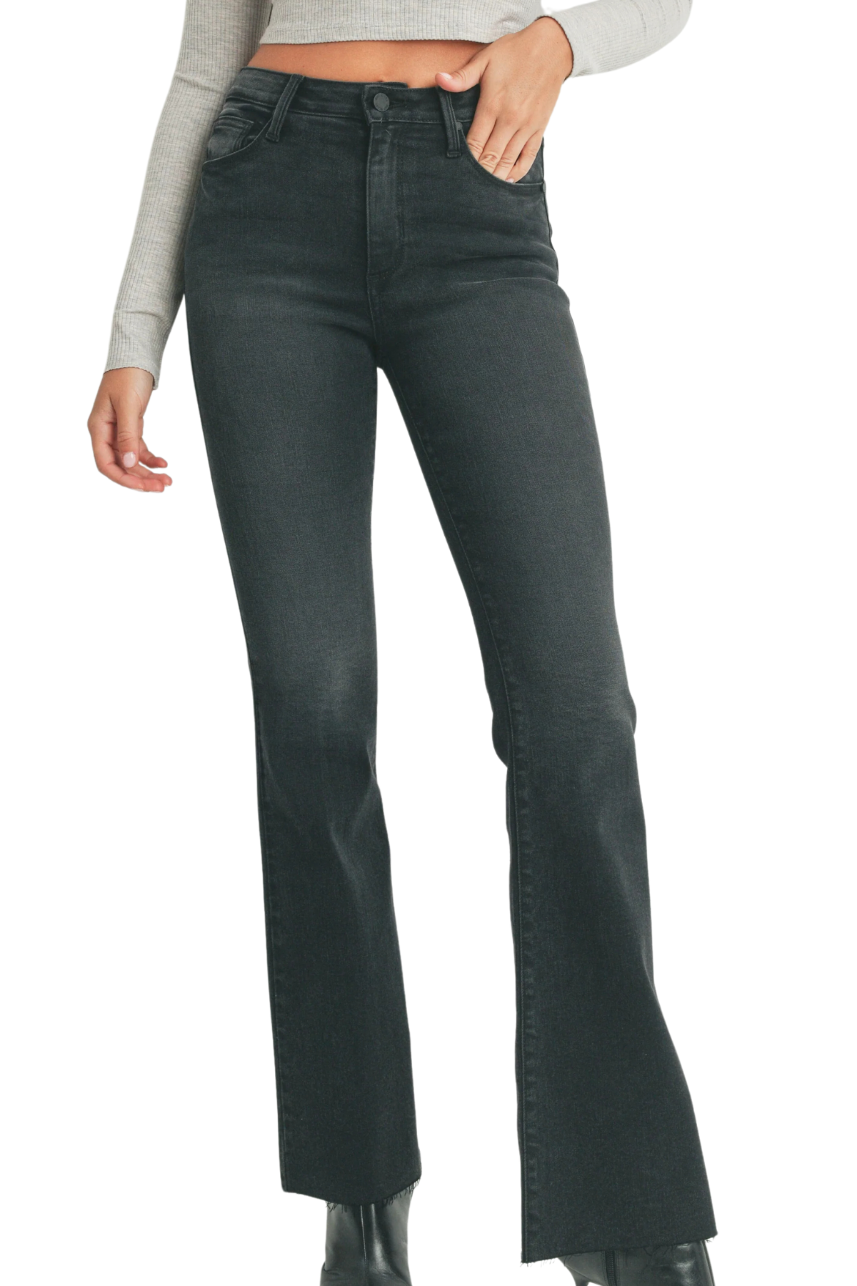 JBD High Rise Scissor Cut Flare