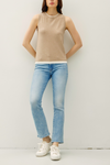 Layered Look Sweater Tank