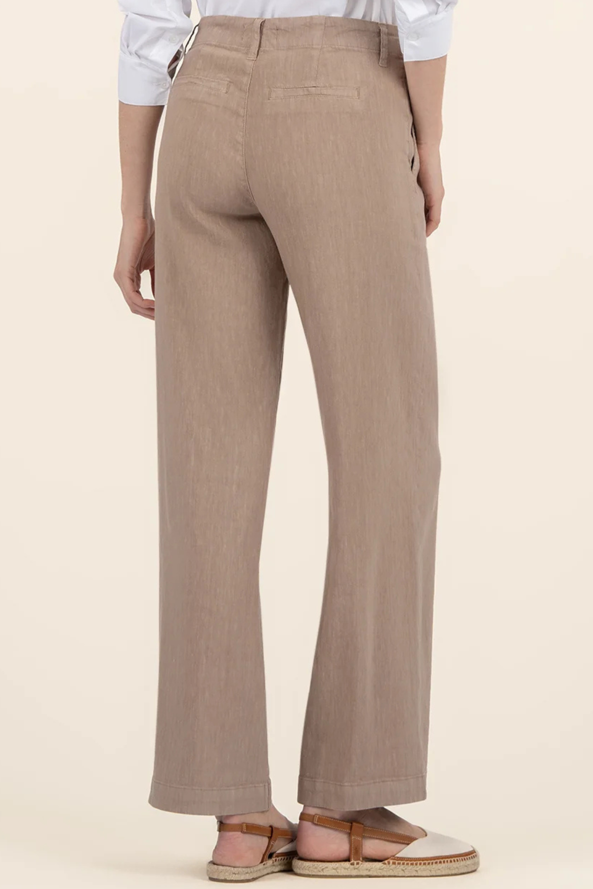 Kut Meg Linen Wide Leg Trouser