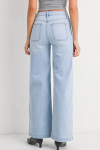 JBD Mini Patch Pocket Wide Leg