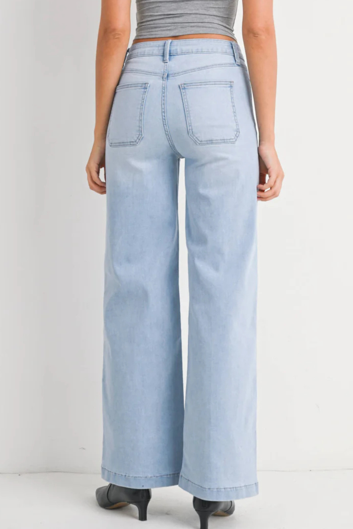 JBD Mini Patch Pocket Wide Leg