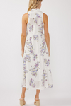 Sleeveless Tiered Shirt Dress