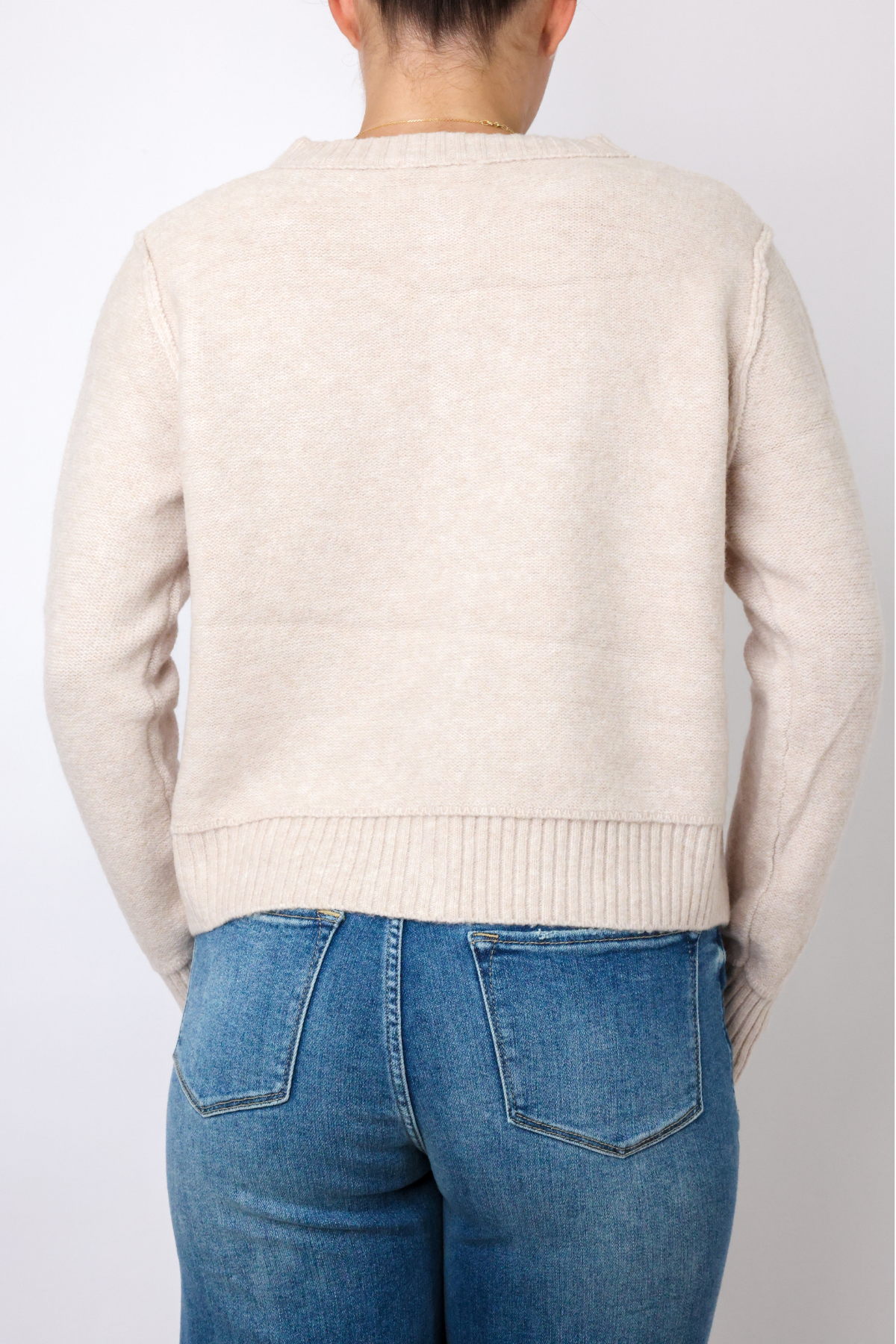 Button Up Structured Cardigan
