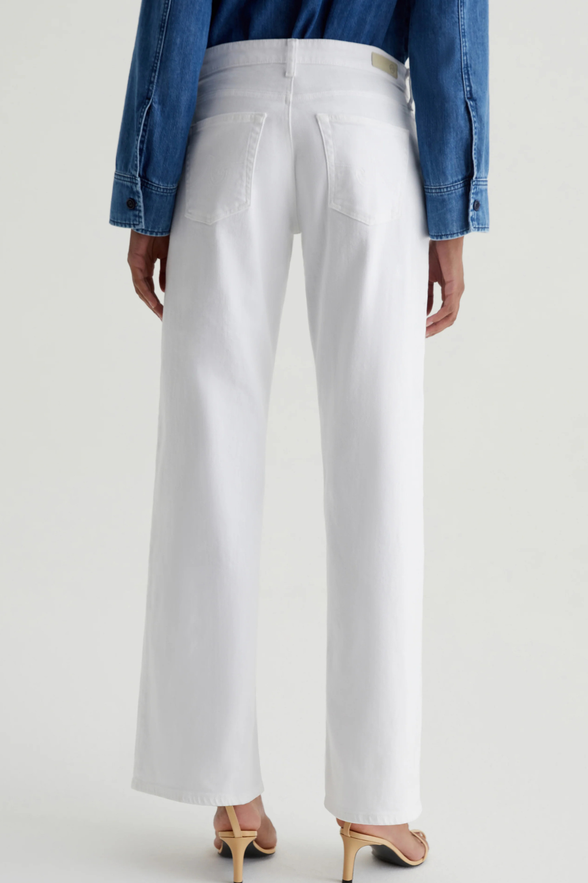 AG Adria Low-Rise Wide Leg Jeans