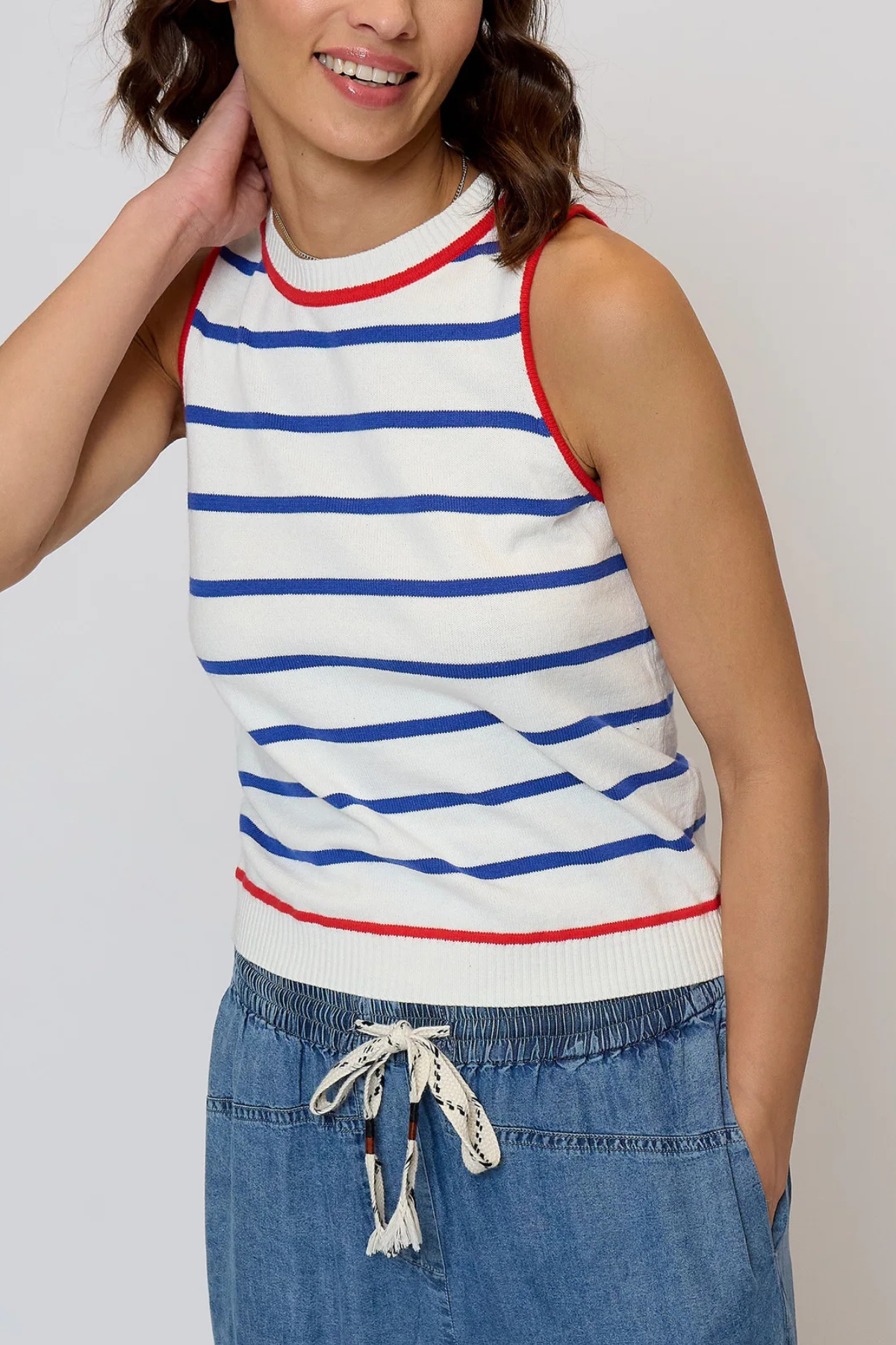 Central Park West Junie Halter Tank