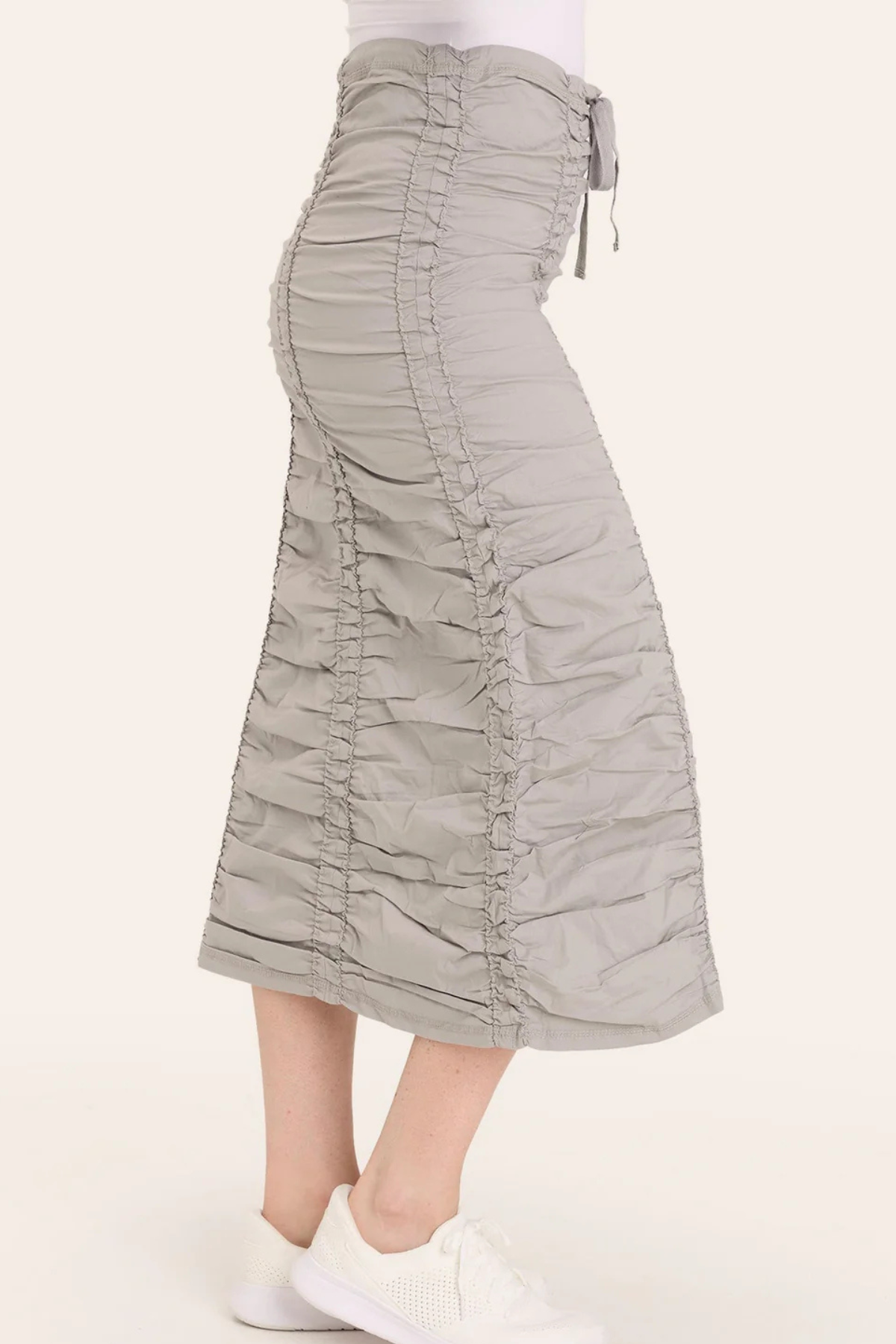 XCVI Double Shirred Panel Skirt