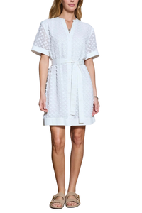 Textured Button Down Dress