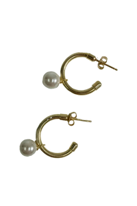 PG Designs Small Pearl Hoops