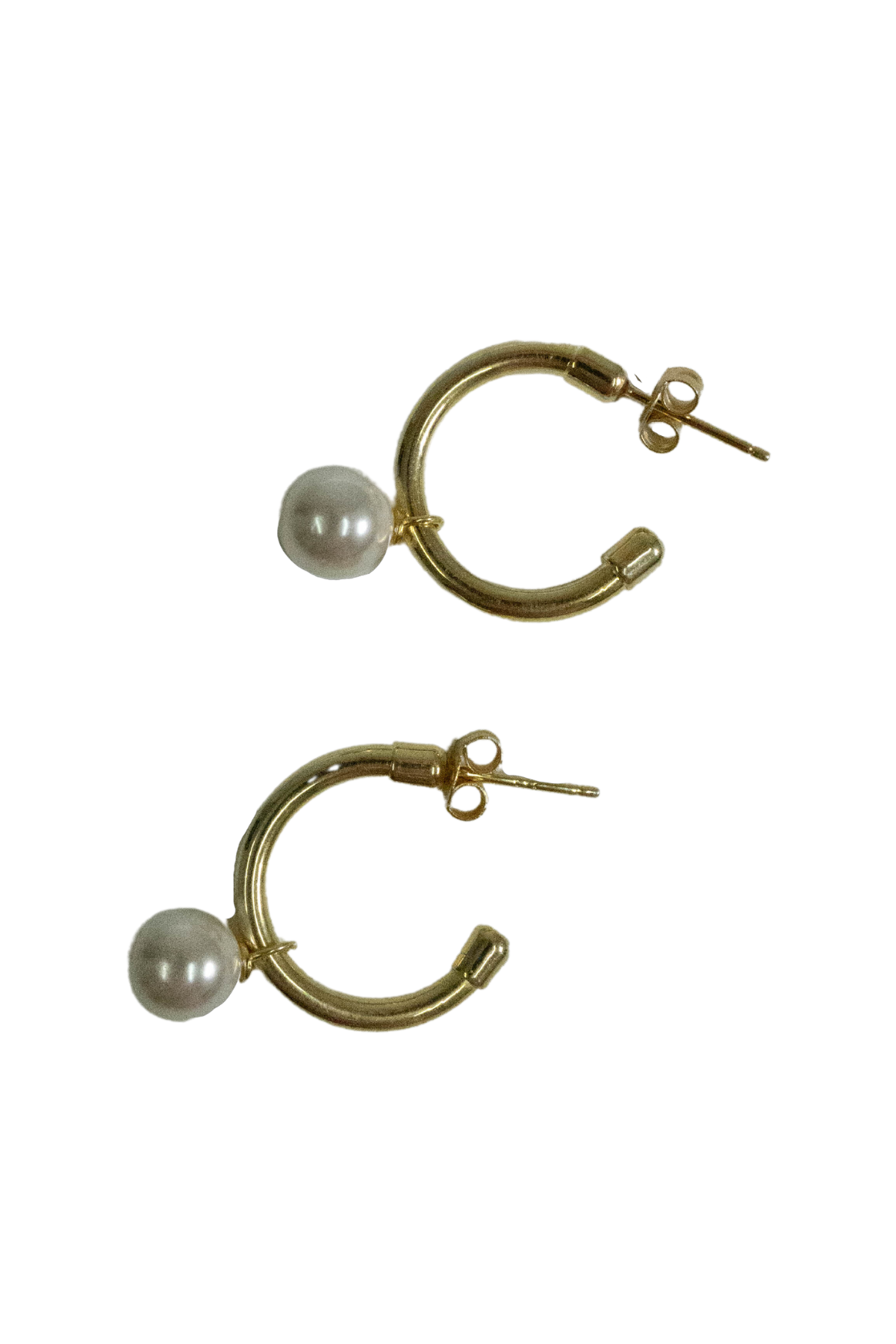 PG Designs Small Pearl Hoops