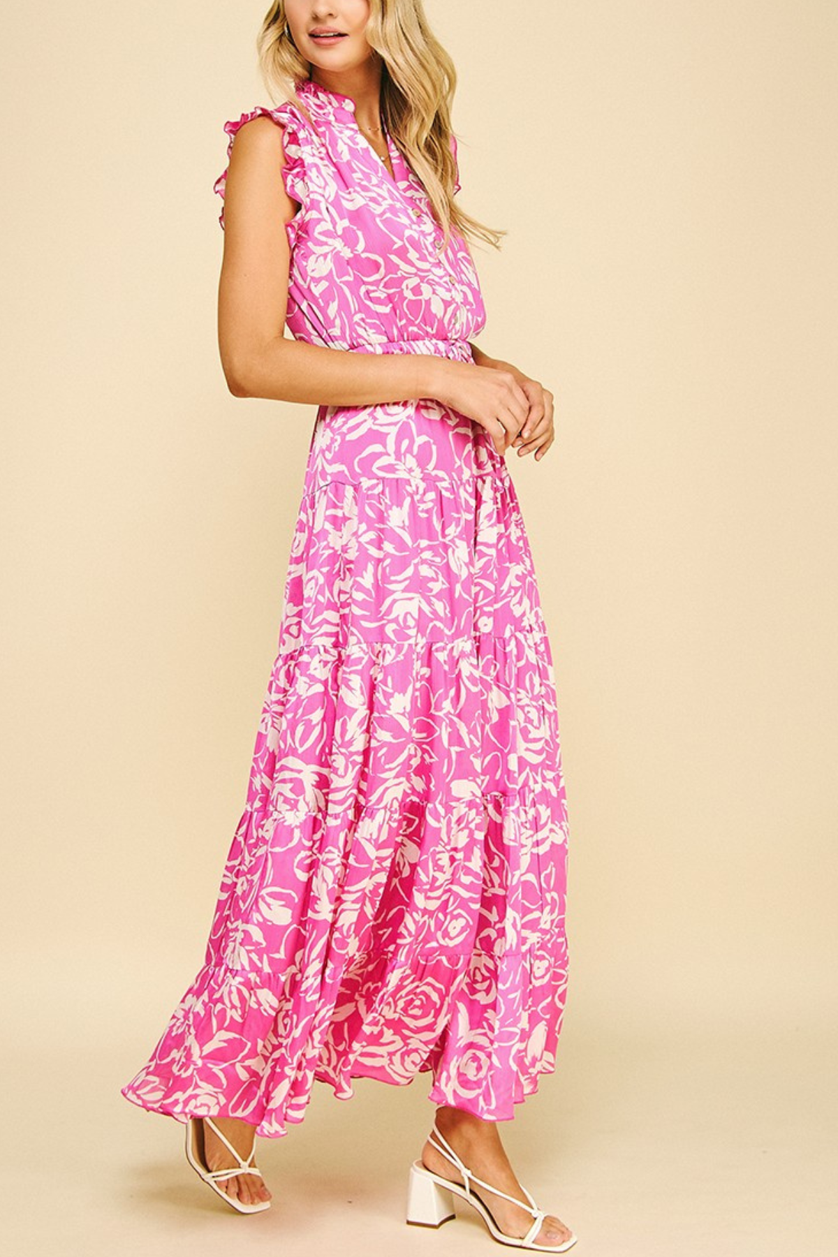 Floral Printed Maxi Dress
