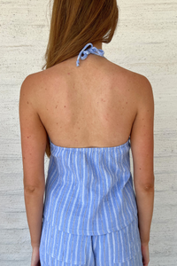 Amalfi Stripe Halter Top