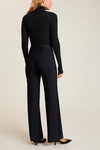Neoprene Striped Wide Leg