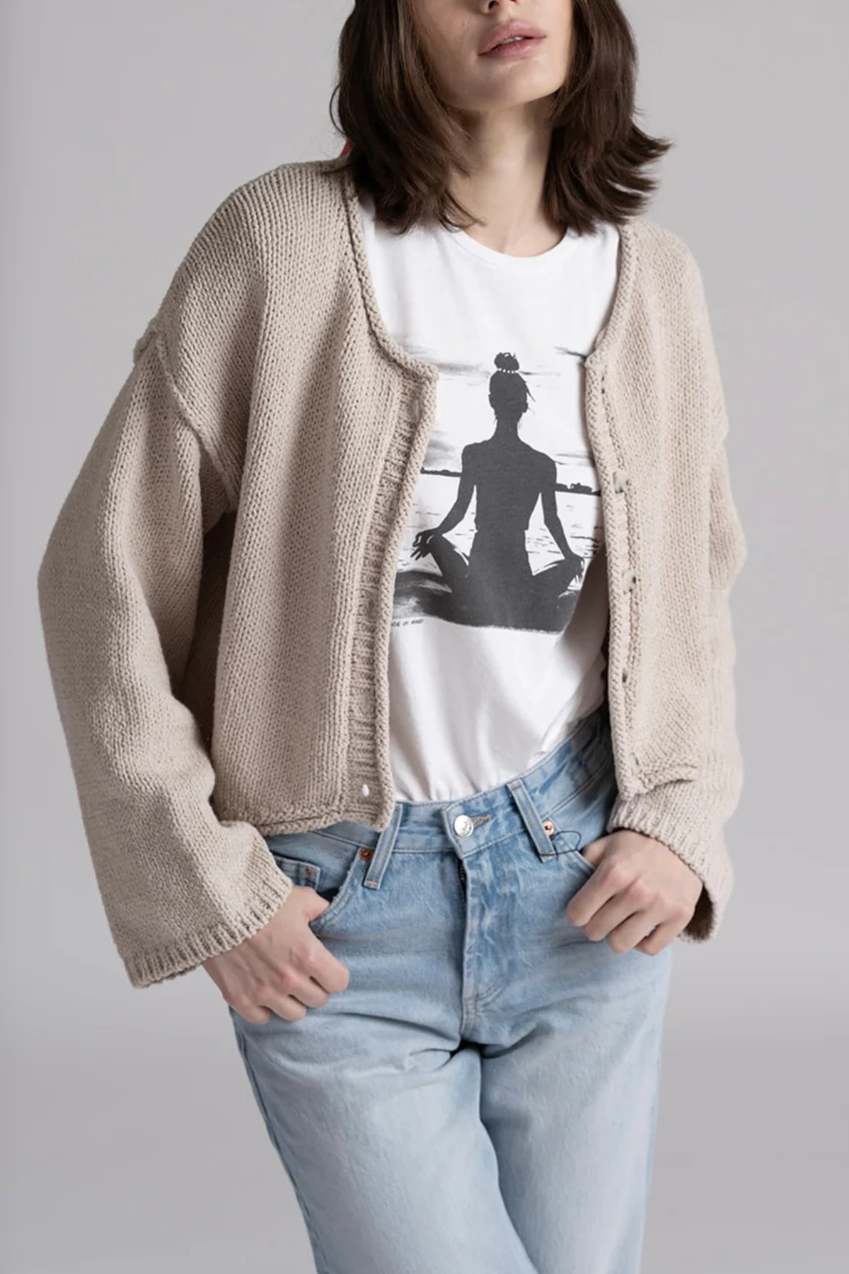 CPRESS STUDIO Peace Of Mind Mushie Tee