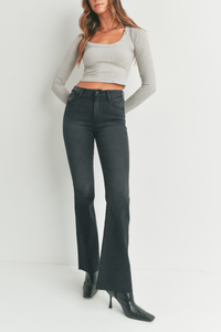 JBD High Rise Scissor Cut Flare