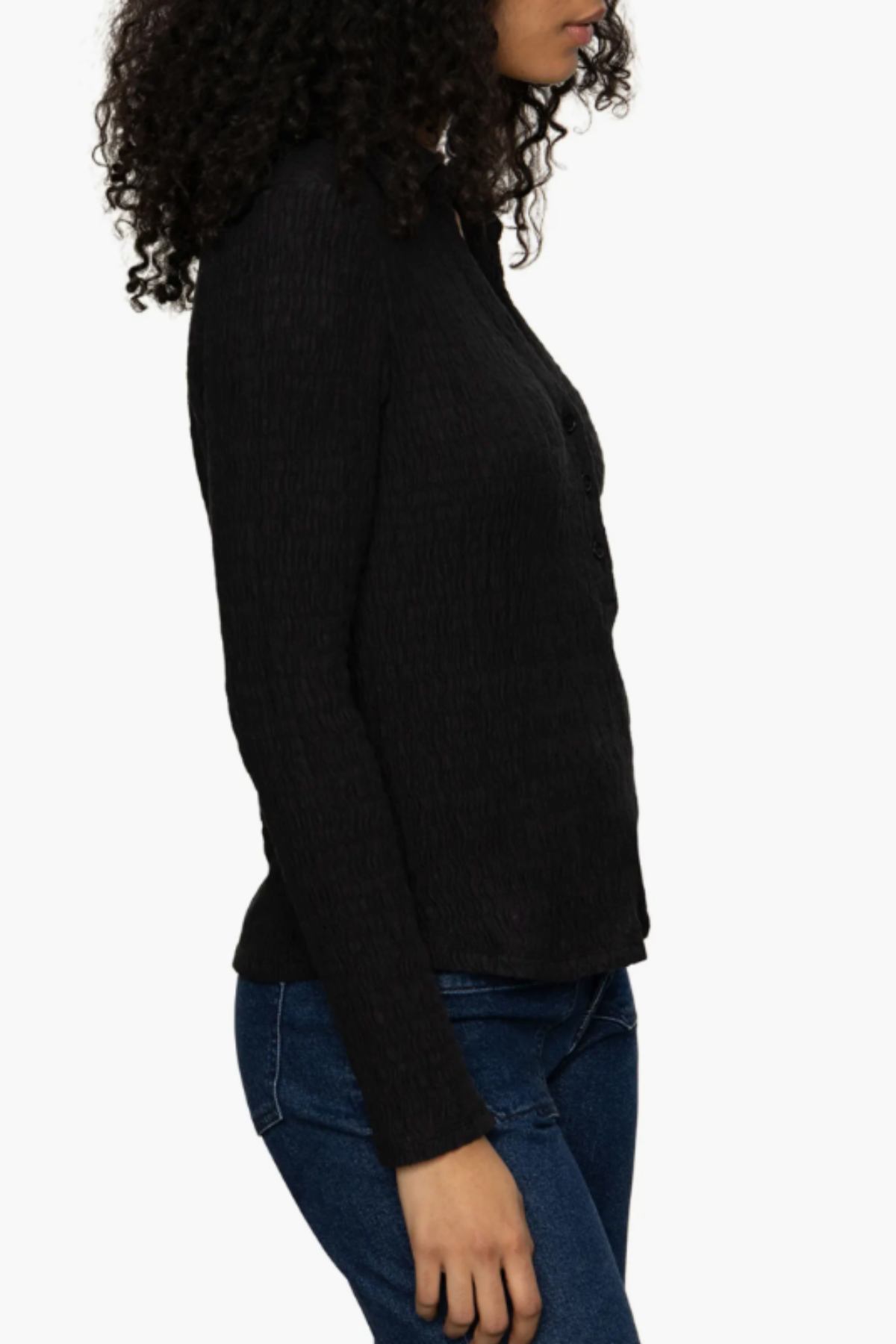 Sanctuary Long Sleeve Textured Top