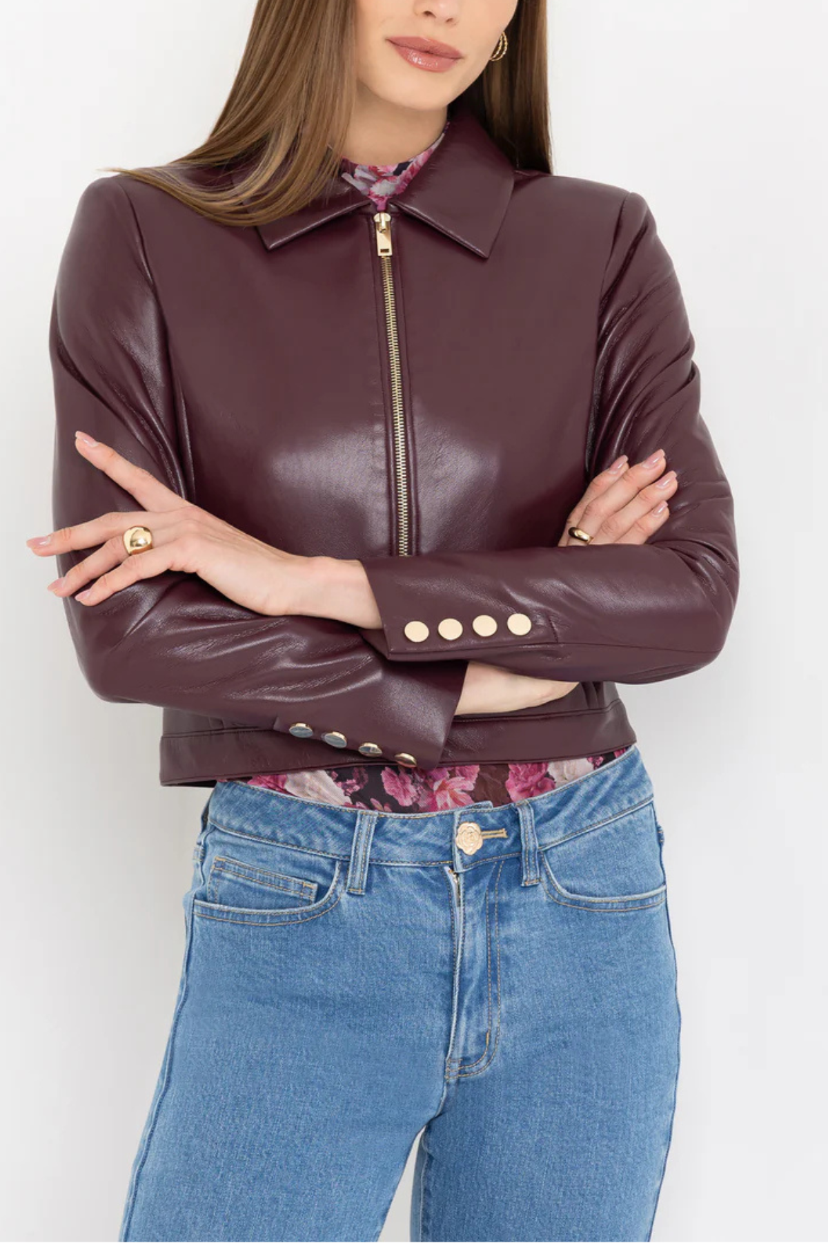 Generation Love Lola Vegan Leather Jacket