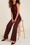 Neoprene Wide Leg Pant