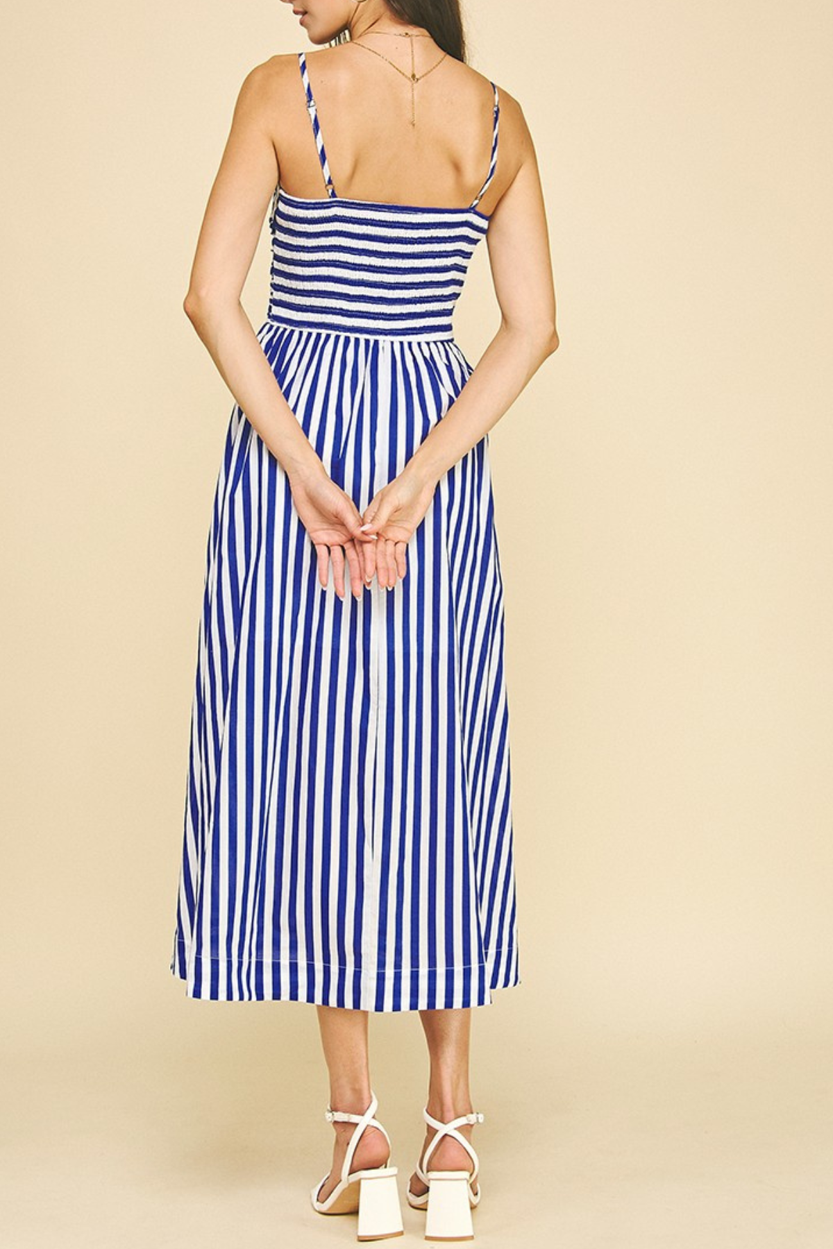 Striped Midi Dress