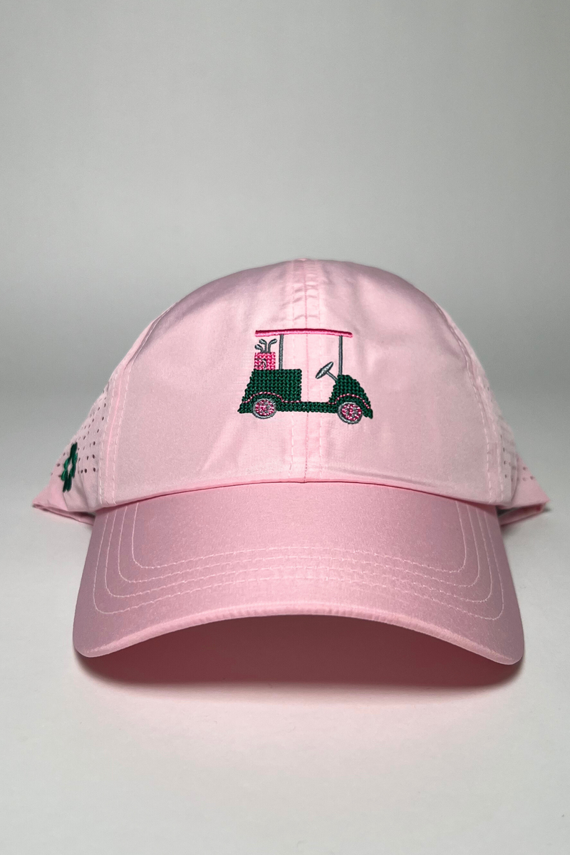 Cross Stitch Golf Cart Hat