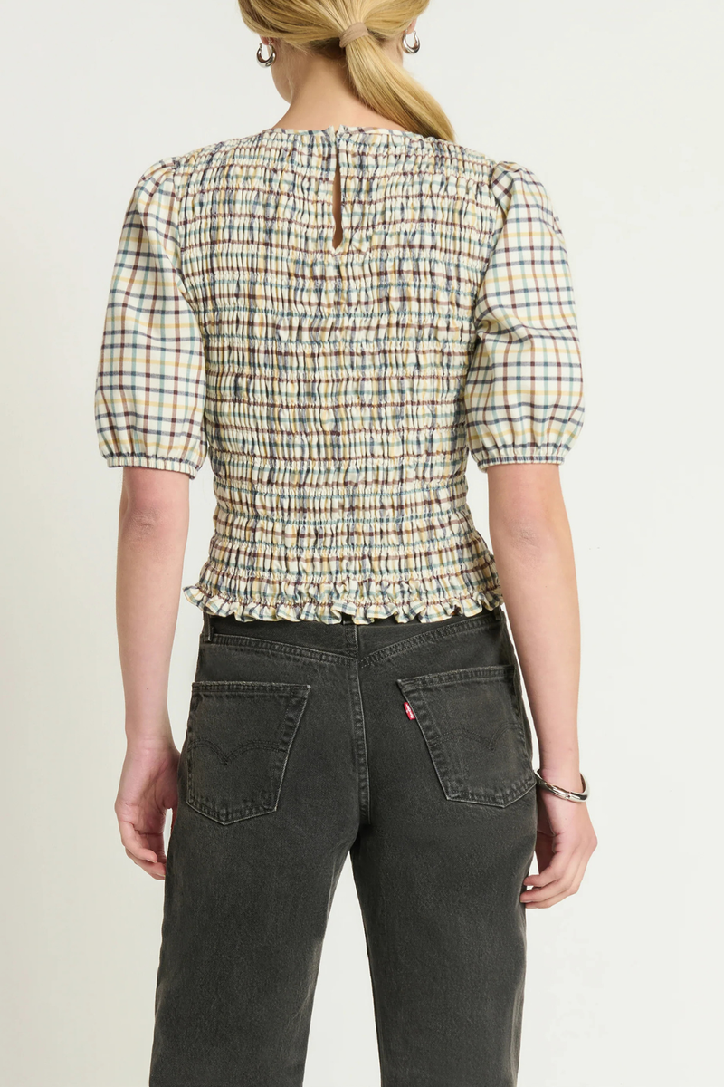 Nation Ltd Brinley Smocked Top