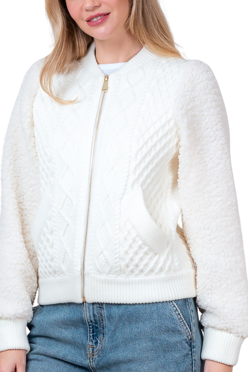 Cable Knit Jacket