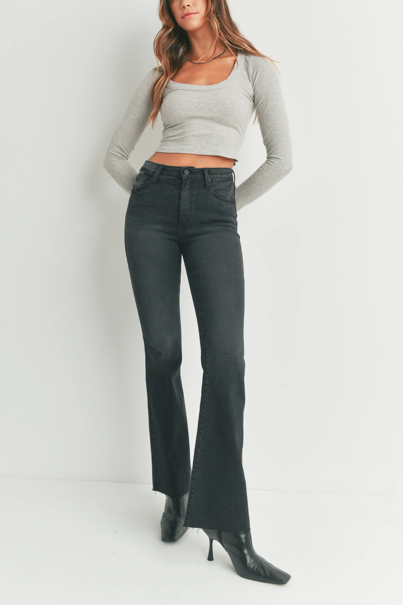JBD High Rise Scissor Cut Flare