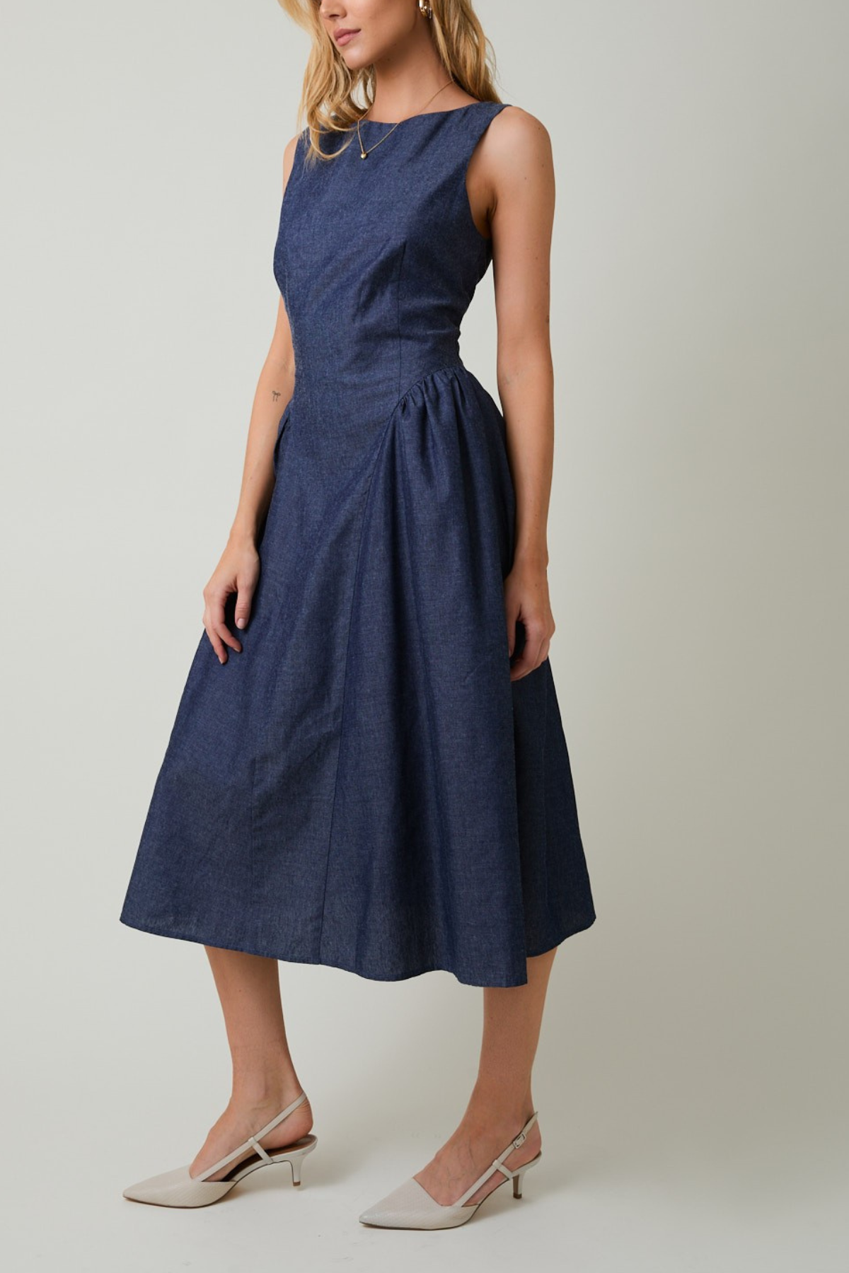 Fit & Flare Midi Dress