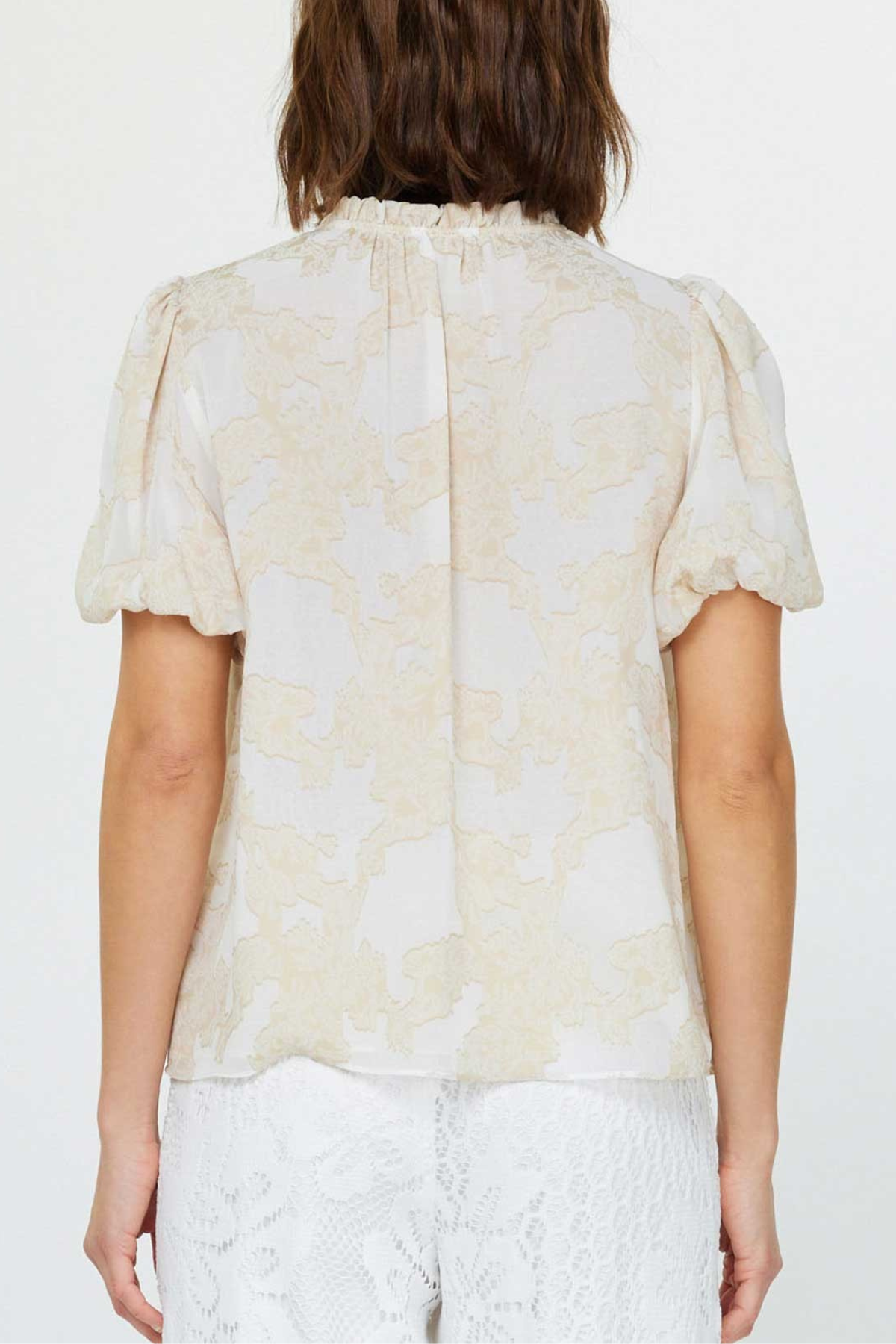 Ruffled Collar Blouse